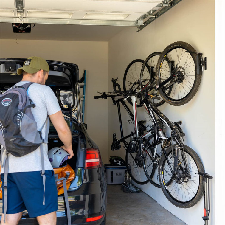 Garage wall discount mount bike rack